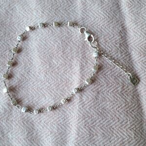 Silpada Venice B3006 925 Sterling Bracelet Cube Bead